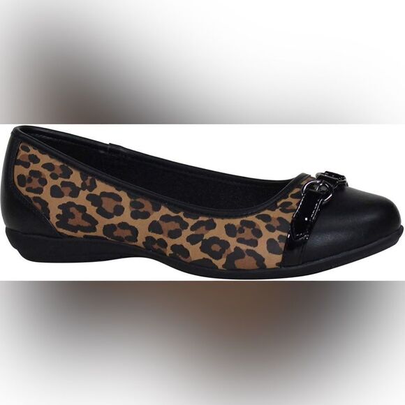 Memory Foam Buckle Toe Flats NWT - Picture 6 of 7